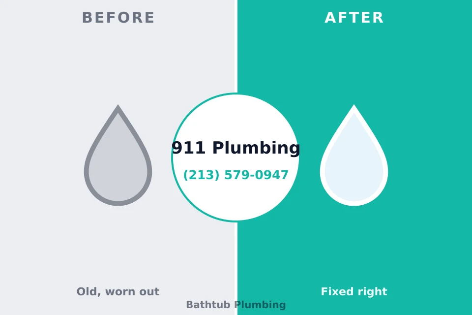 Before and after: plumbing repair Lepanto, AR